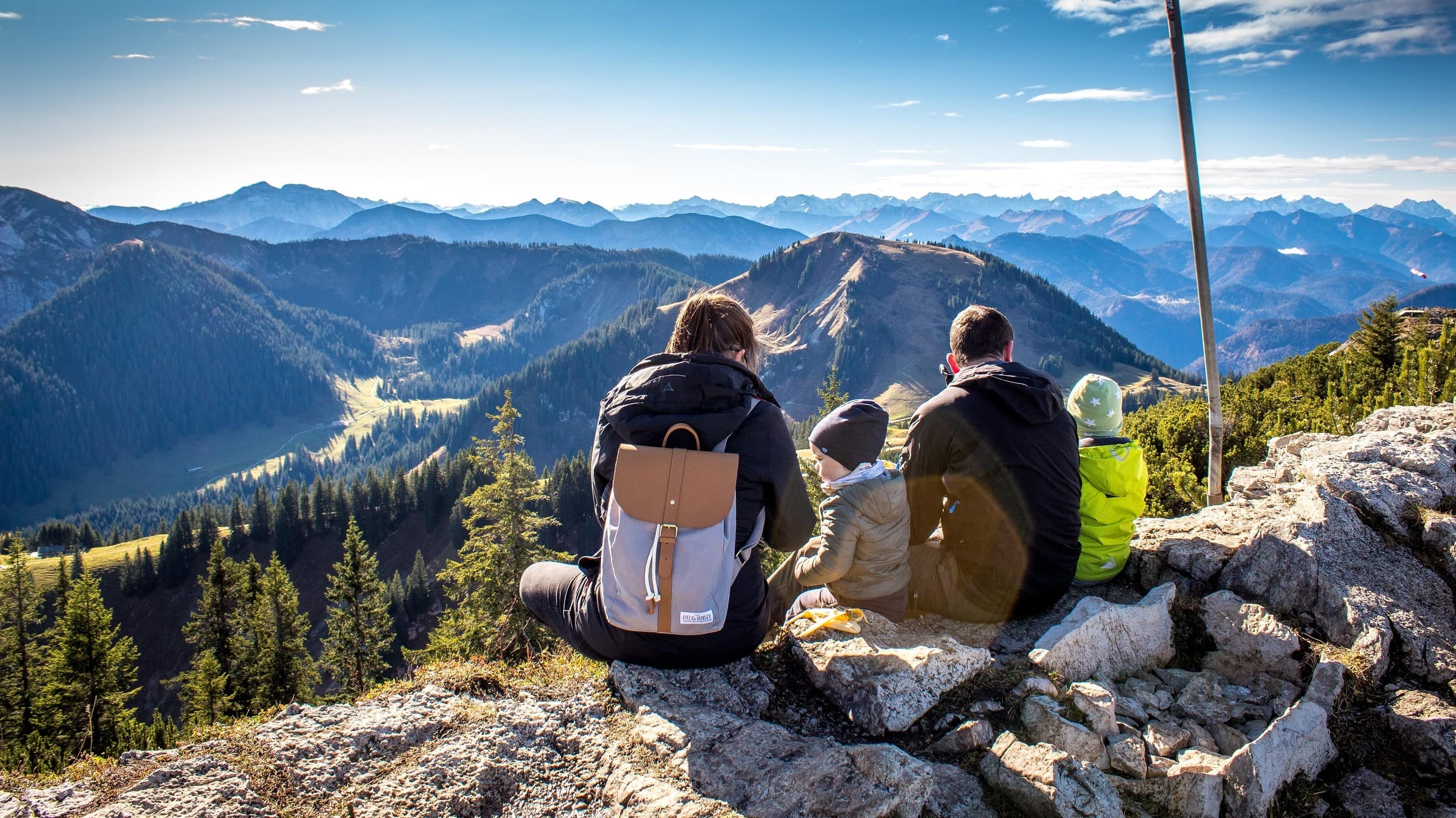 Aktivurlaub mit Kindern in den Bergen