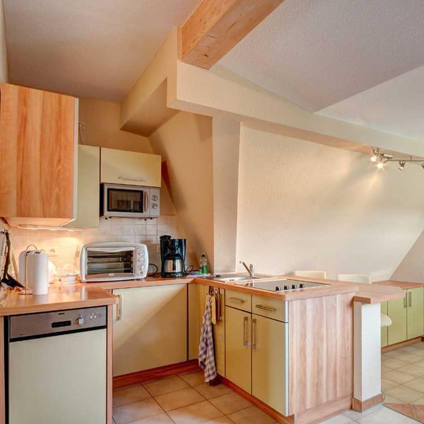 Moderne Ferienwohnung in Zinnowitz mit großer, heller Wohnküche