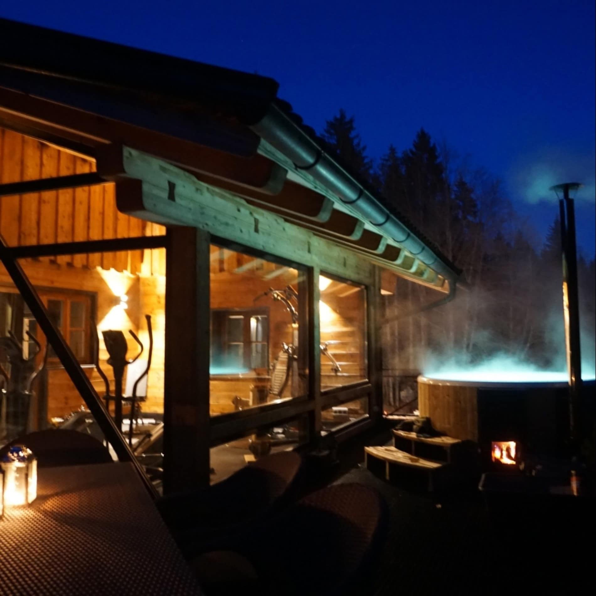 Luxuriöses Chalet im Allgäu mit Whirlpool und Fitnessstudio