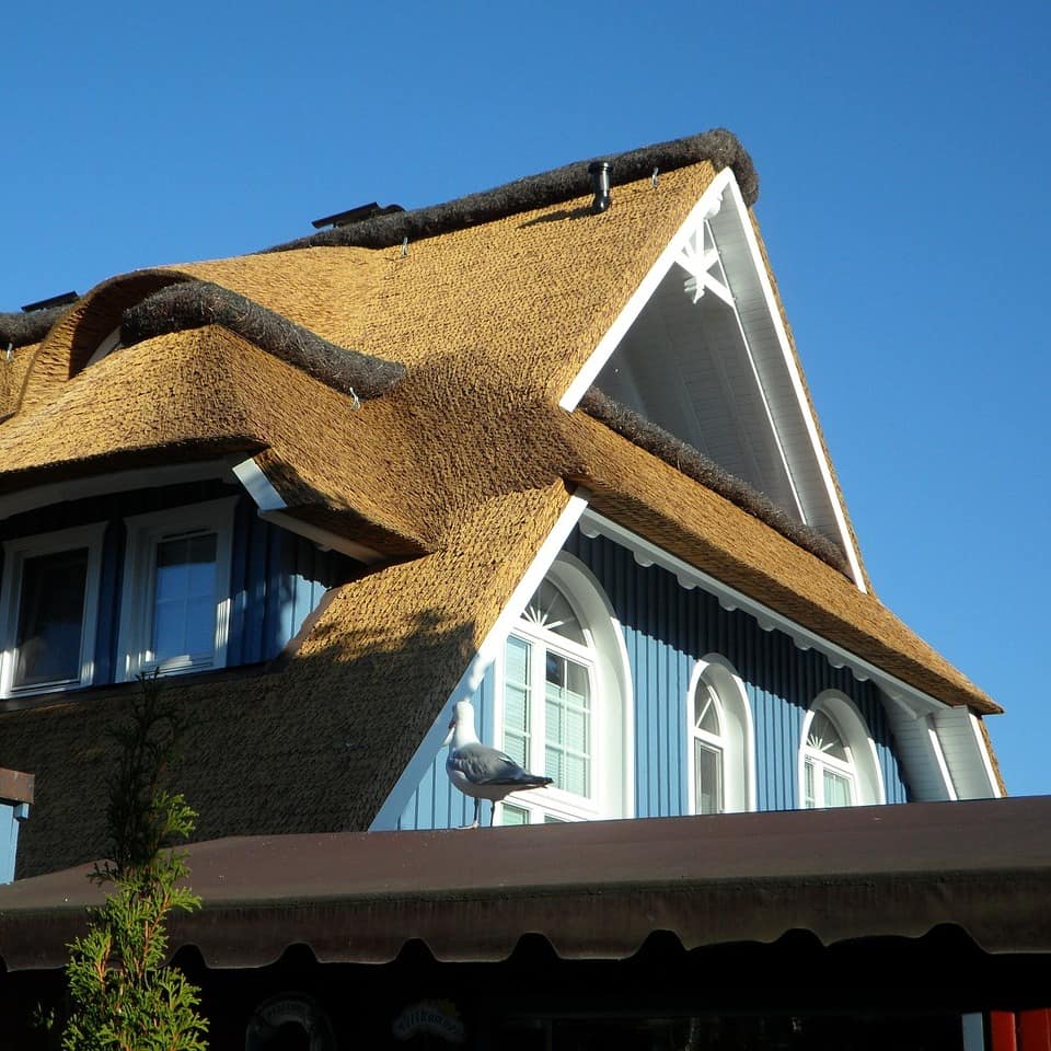 Wohnfläche bis unters Dach und schönste Aussichten bietet dieses skandinavisch anmutende Ferienhaus auf der Ostsee-Halbinsel.