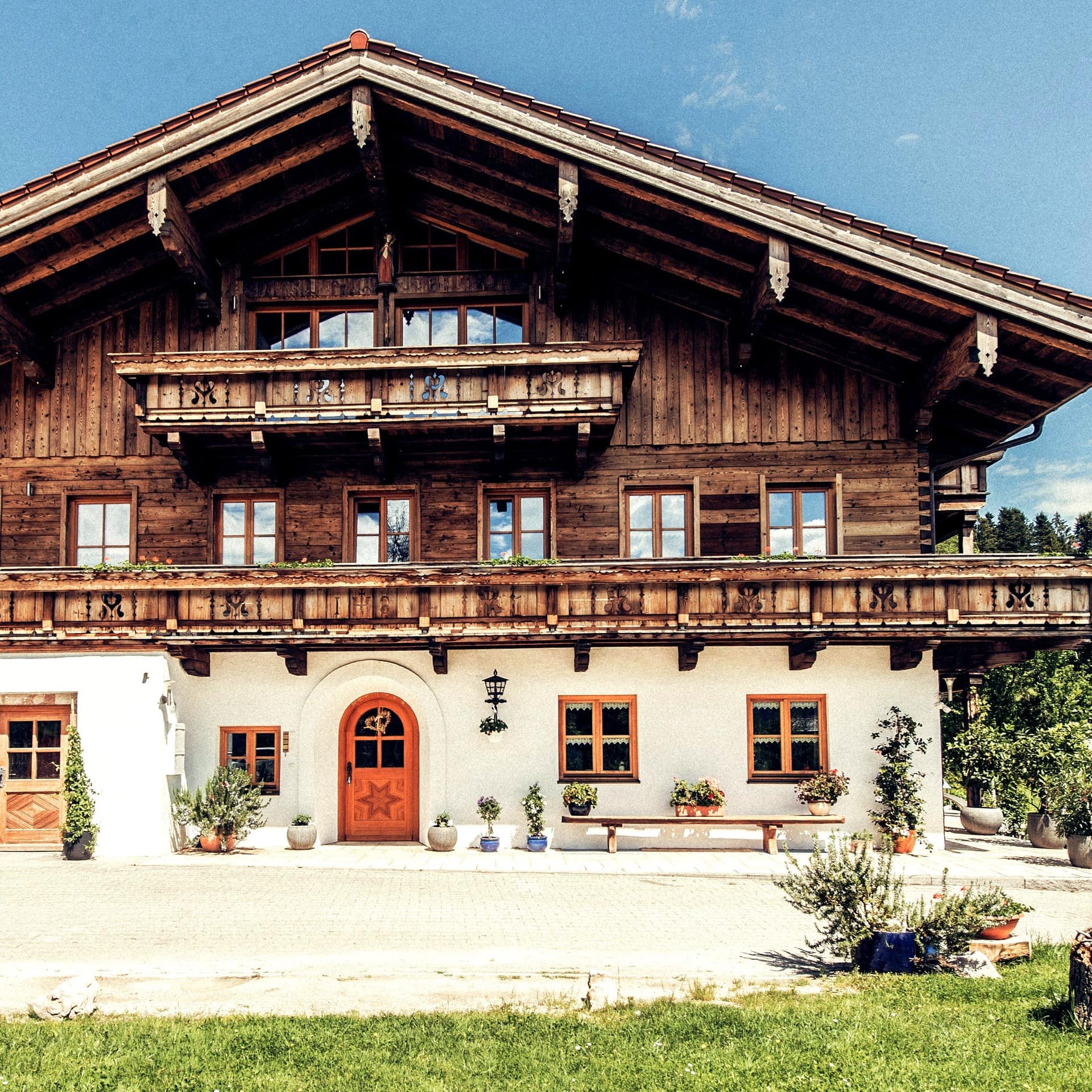 Landhaus mit Ferienwohnungen in Berchtesgadener Land