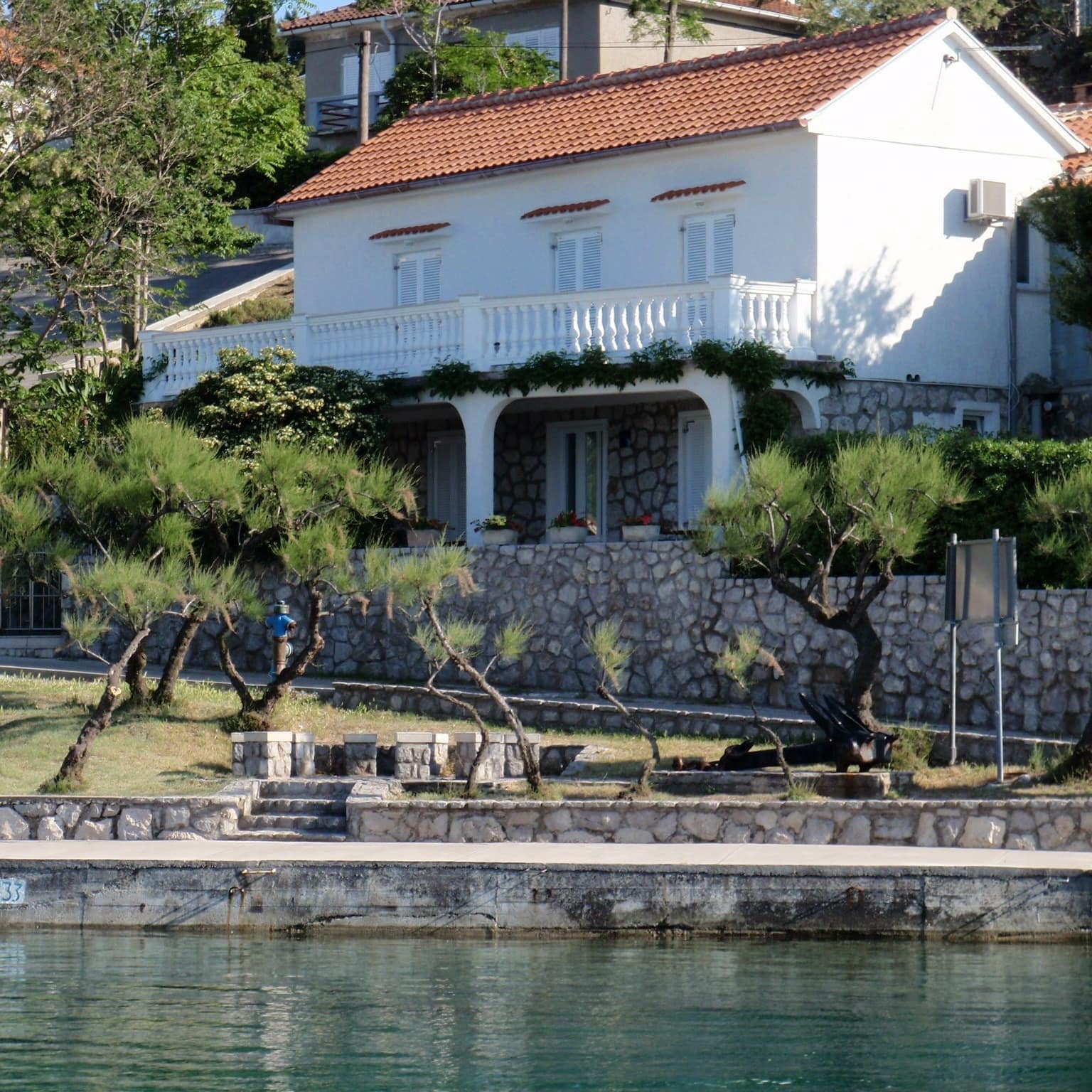 Ferienwohnung direkt am Meer in Šilo