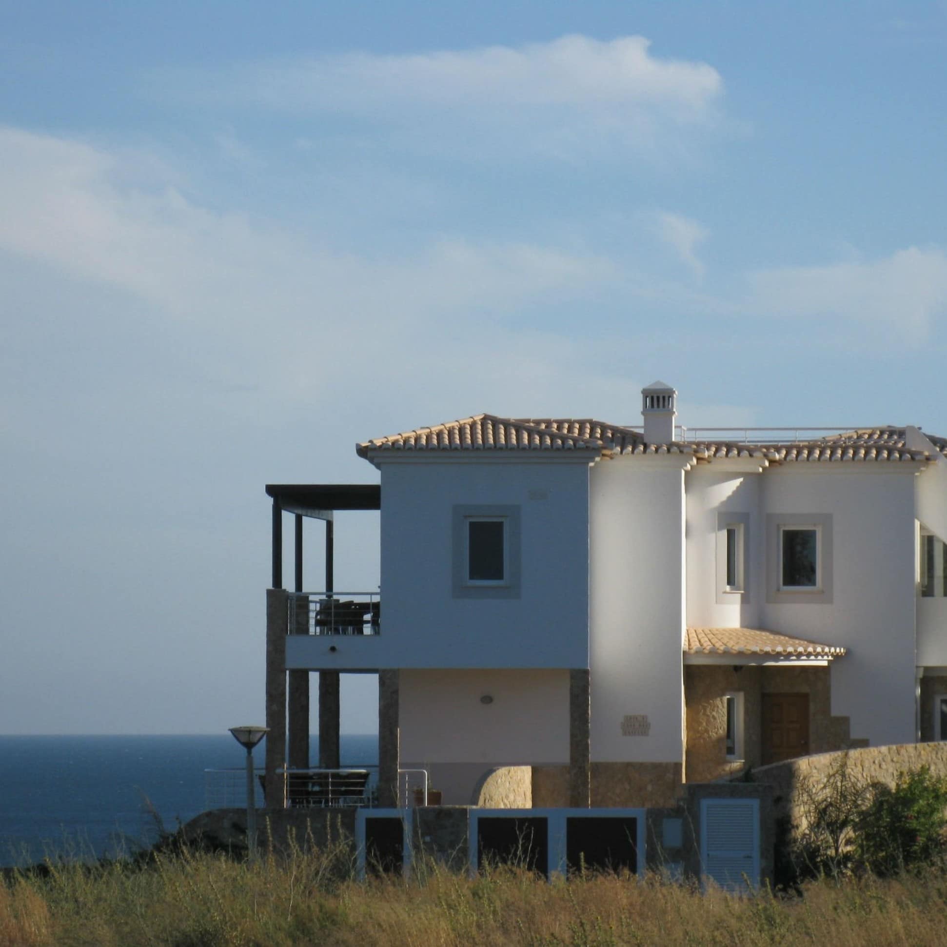 Chalet mit Blick auf das Meer