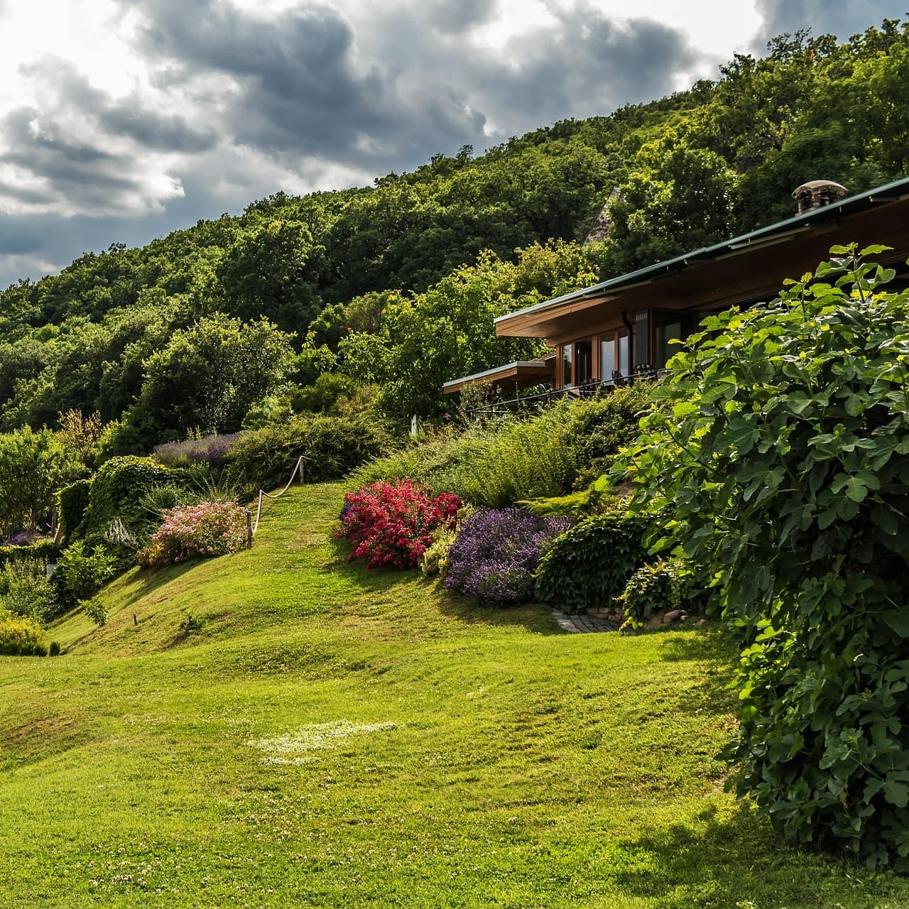 Haus mit Garten an einem Hang am Balaton