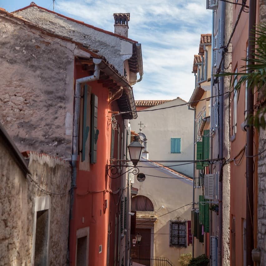 Wildromantische Ferienwohnungen erwarten Sie in den Gassen von Rovinj.