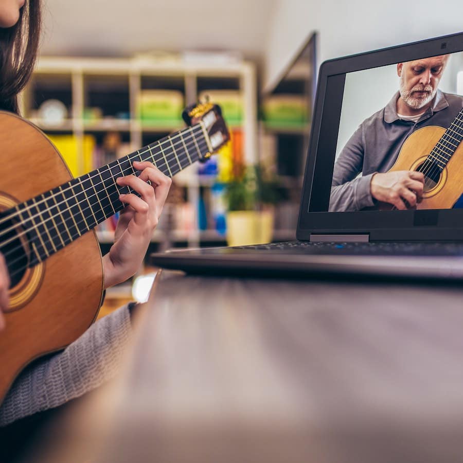 Learn to play an instrument online