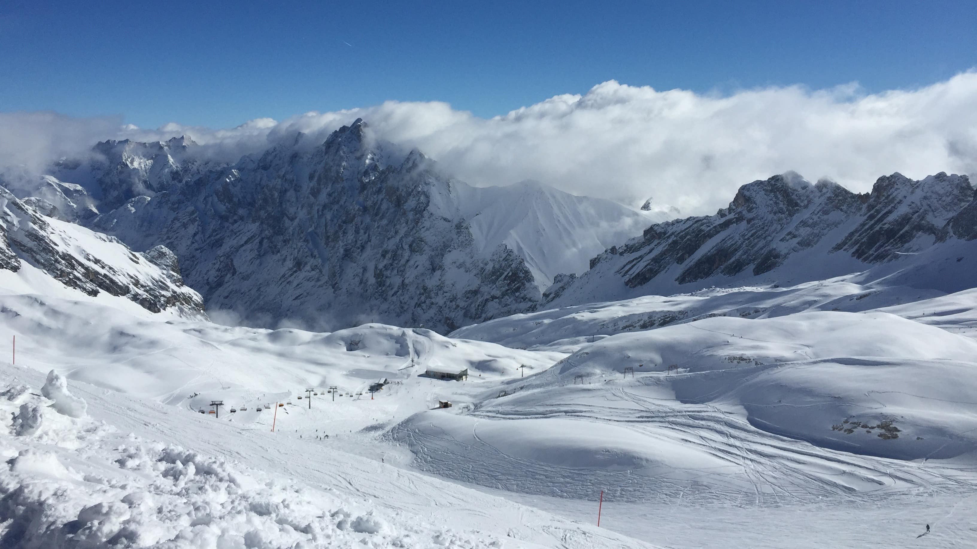 Die Traum-Skigebiete an der Zugspitze