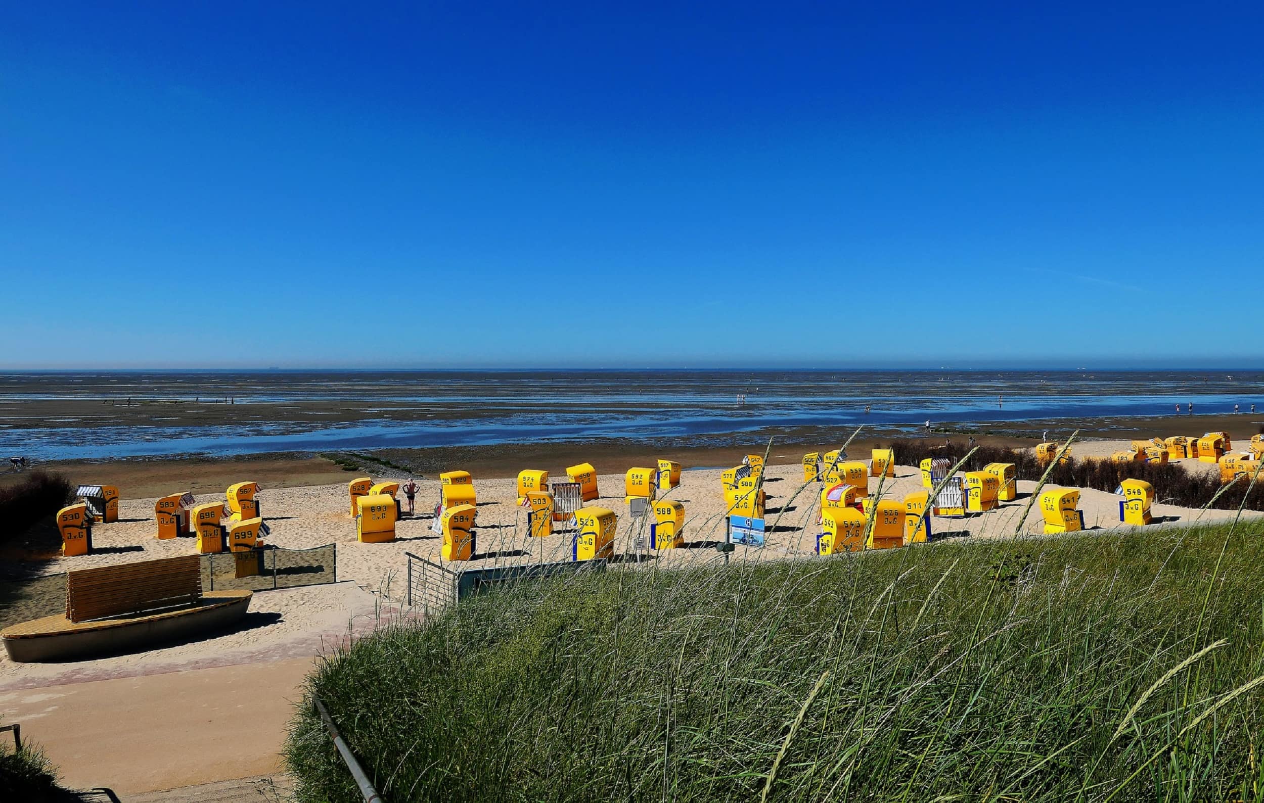Strand und Wellness in Ferienwohnungen in Duhnen