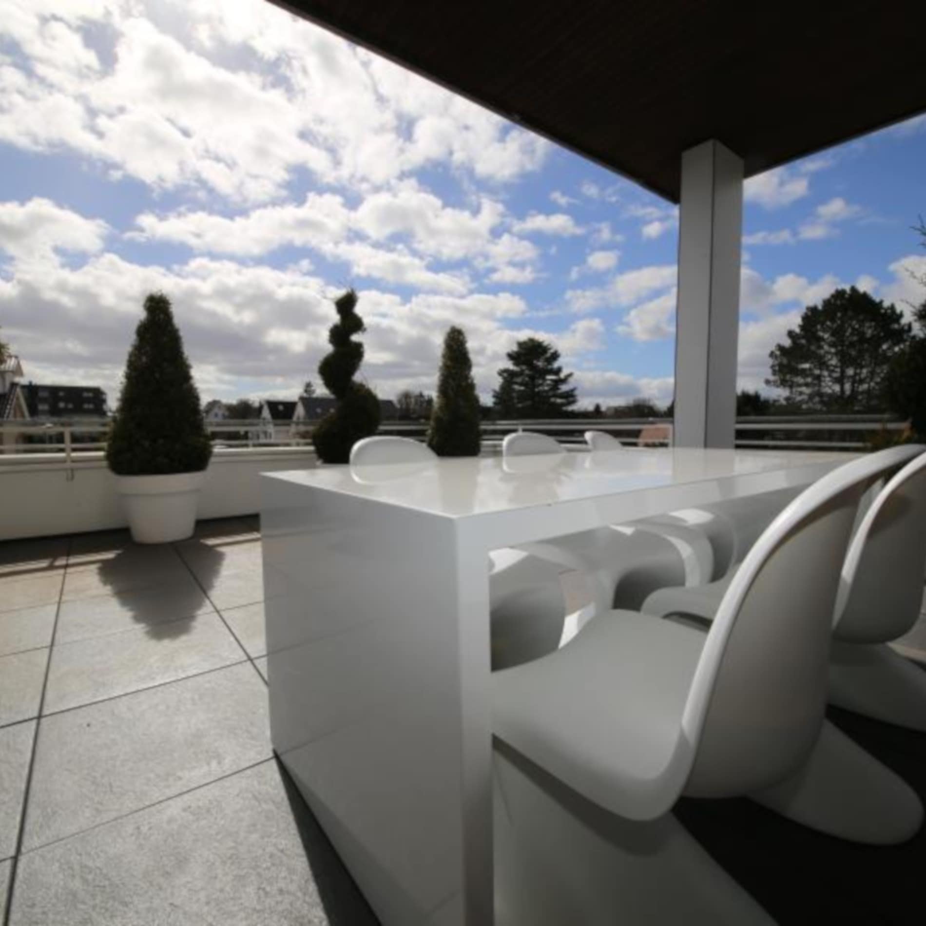 Ferienwohnung in Scharbeutz an der Ostsee mit großer Dachterrasse