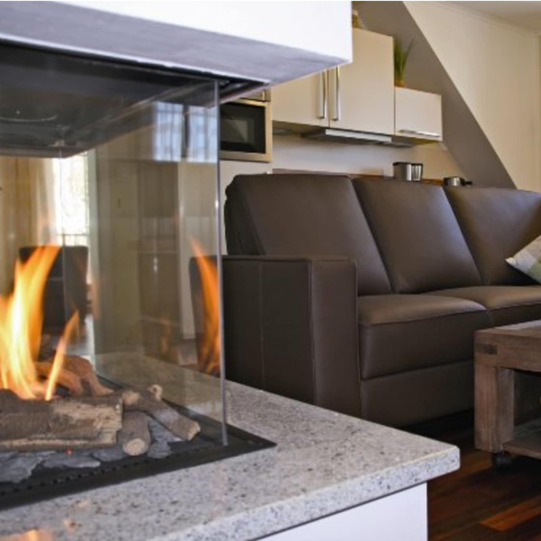 Luxus-Ferienwohnung in der Nähe von Ahrenshoop mit Kamin