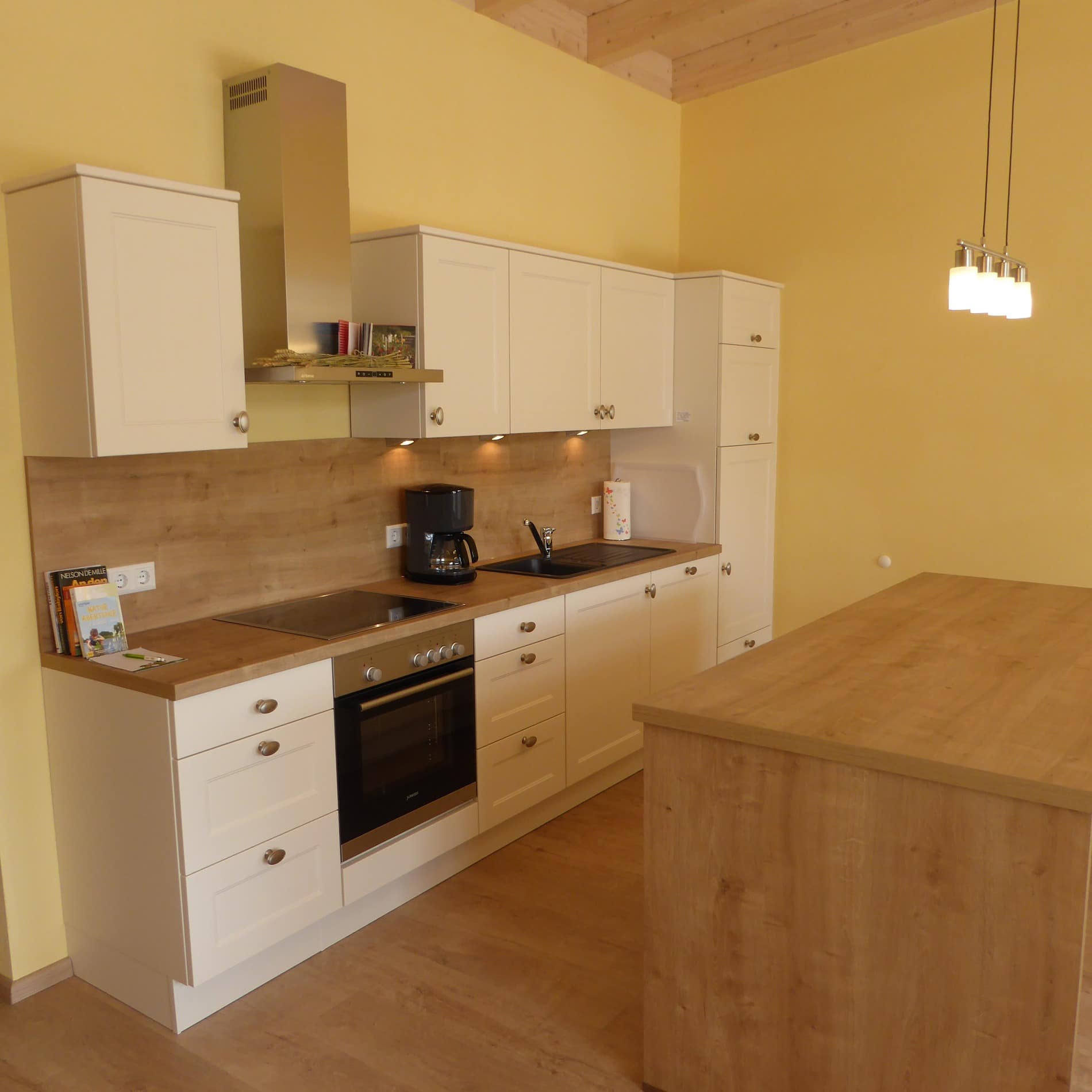 Ferienwohnung in der Umgebung von Würzburg mit offener Wohnküche